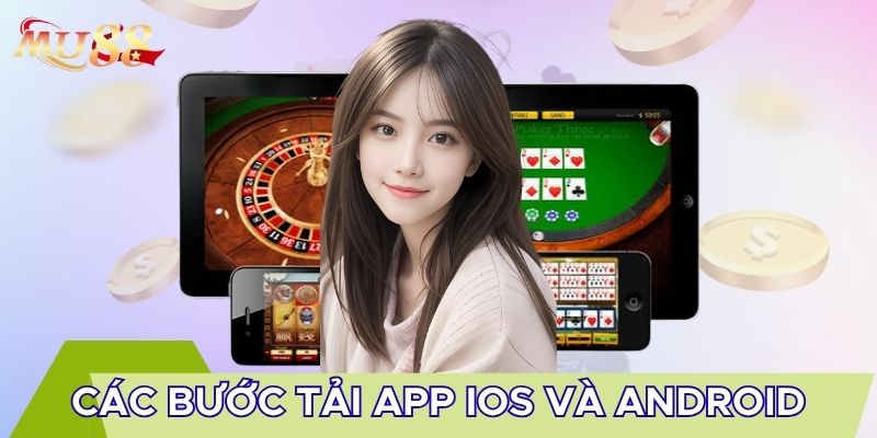 Các bước tải app cho iOS và Android