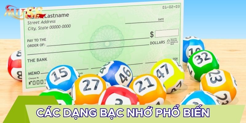 Các dạng bạc nhớ phổ biến