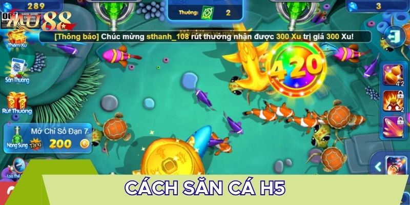 Cách săn cá H5