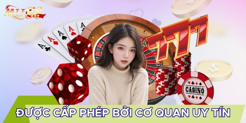 Được cấp phép bởi cơ quan uy tín